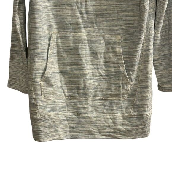 Lou & Grey Women's Gray Hoodie Jacket Size M Casual Fall - Picture 3 of 14